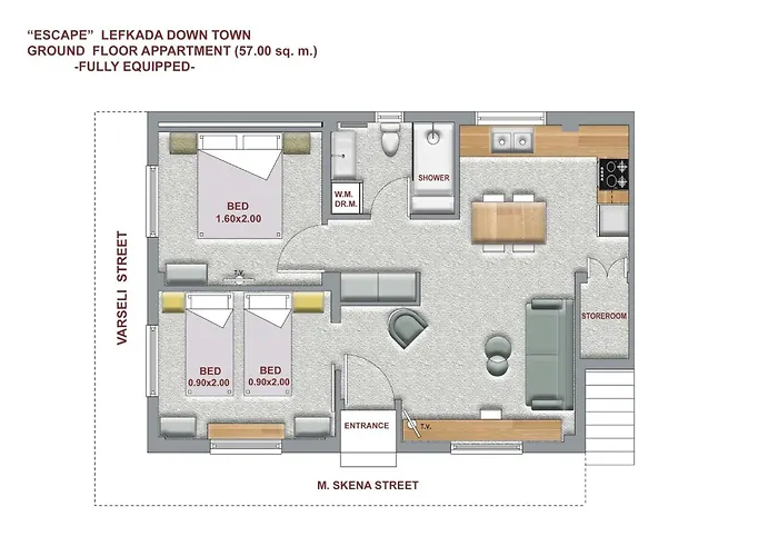 Lefkasescape Groundfloor Apartamento